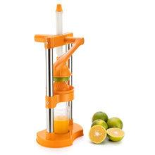 7128 Hand Pressure Juicer With Glass Manual Cold Press Juice Machine  Instant Make Juice Squeezer, Fruits Juicer, Juice Maker, Orange Juice Extractor For Fruits & Vegetables, Orange DeoDap