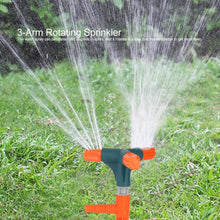 7537 Garden Sprinkler 360 ° Rotating Adjustable Round 3 Arm Lawn Water Sprinkler for Watering Garden Plants/Pipe Hose Irrigation Yard Water Sprayer DeoDap