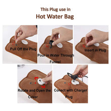 6140 5 Pc Hot Water Bag in Water Stopper used as a stopper while injecting nails on walls etc. DeoDap