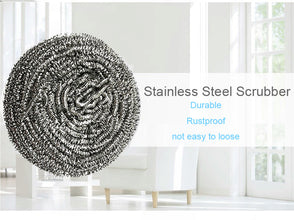 2383 Round Shape Stainless Steel Ball Scrubber DeoDap